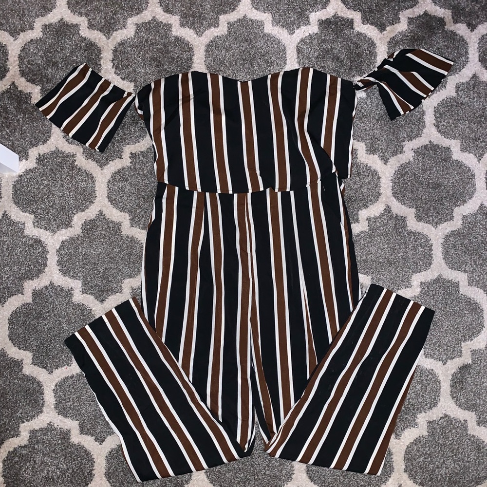 Stripe Jumpsuit